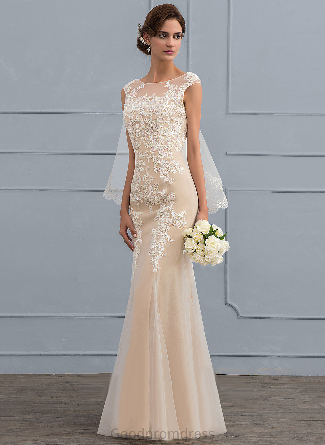 Tulle Eliza Dress Wedding Dresses Wedding Lace Floor-Length Trumpet/Mermaid