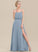 Neckline Fabric Length Embellishment Floor-Length SquareNeckline Silhouette SplitFront A-Line Nia A-Line/Princess Sleeveless Bridesmaid Dresses