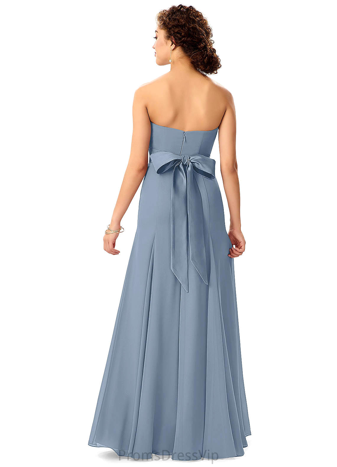 Jimena Sleeveless Natural Waist One Shoulder A-Line/Princess Floor Length Bridesmaid Dresses