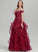 Thelma Prom Dresses Ball-Gown/Princess Floor-Length With Tulle Sequins Off-the-Shoulder