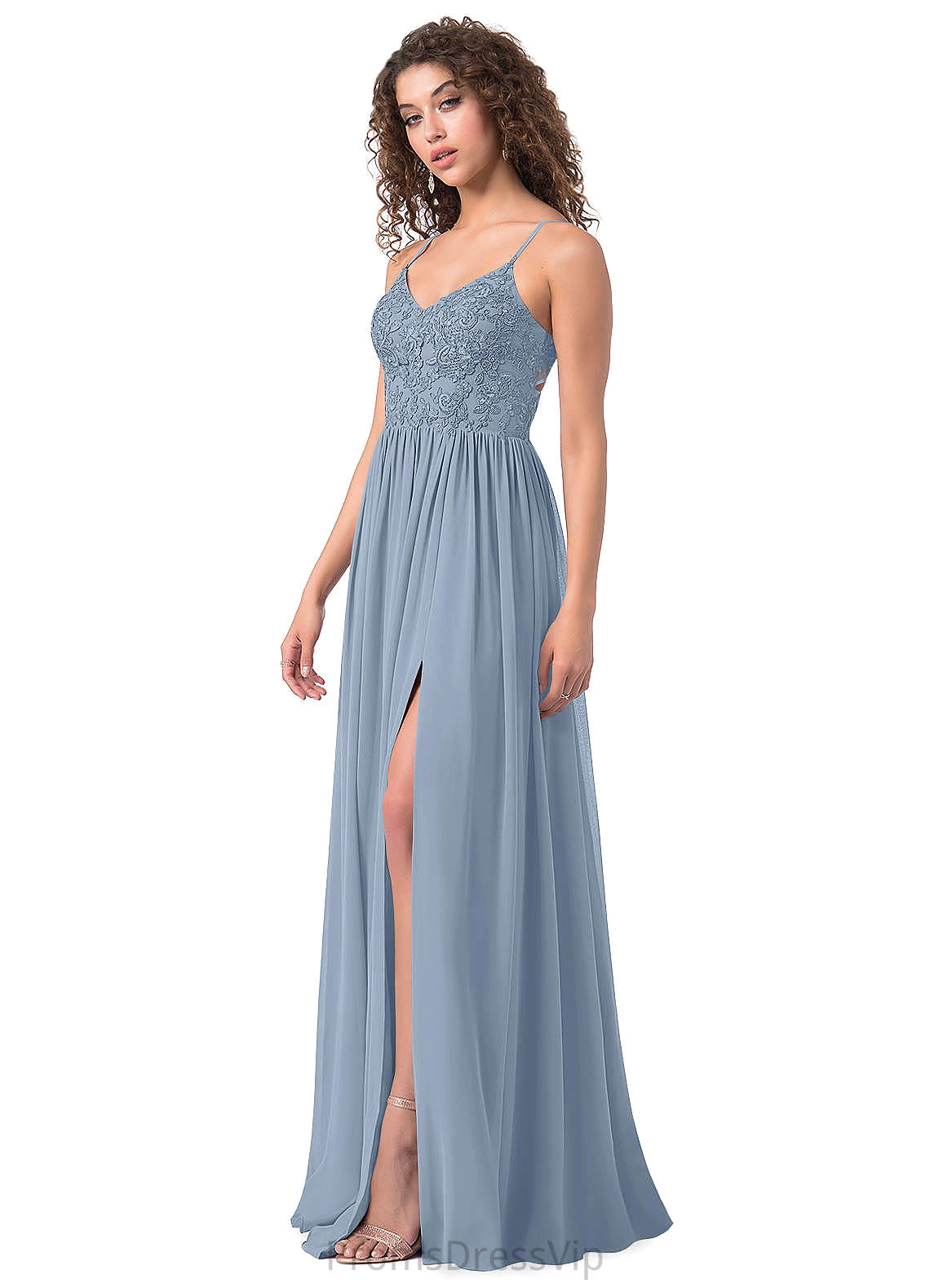 Tessa Natural Waist Floor Length Sleeveless Trumpet/Mermaid Bridesmaid Dresses