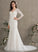Lace Trumpet/Mermaid Pam V-neck Court Wedding Dresses Dress Train Wedding