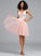 Tulle Sequins Beading V-neck Kaiya Lace Dress Homecoming Dresses Homecoming With A-Line Knee-Length