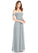 Justine Natural Waist Scoop A-Line/Princess Floor Length Sleeveless Bridesmaid Dresses