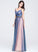 Ball-Gown/Princess Sequins With Sweetheart Tulle Beading Prom Dresses Pam Floor-Length Ruffle