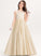 Neck Floor-Length Junior Bridesmaid Dresses Ball-Gown/Princess Scoop Satin Lace Katelynn
