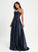 Train Sweetheart Pam With Prom Dresses Satin A-Line Lace Sweep