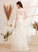Front A-Line V-neck Wedding Split Wedding Dresses With Sweep Dress Sequins Nicky Beading Train