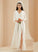 With Front Wedding Dresses Lace Dress Wedding A-Line Callie Split V-neck Floor-Length