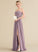 Silhouette SplitFront Sweetheart Length Embellishment A-Line Neckline Ruffle Floor-Length Fabric Victoria Sleeveless Bridesmaid Dresses