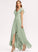 CascadingRuffles Fabric Length V-neck Embellishment Silhouette Neckline Asymmetrical A-Line Kiara One Shoulder Natural Waist Bridesmaid Dresses