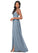 Kaylee A-Line/Princess V-Neck Sleeveless Floor Length Natural Waist Bridesmaid Dresses