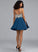 V-neck With Lace Chiffon Short/Mini Homecoming Dress Beading A-Line Megan Homecoming Dresses