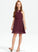 Bow(s) Chiffon With Neck Poll Junior Bridesmaid Dresses Scoop Knee-Length A-Line