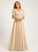 Fabric A-Line Length Neckline V-neck Floor-Length Silhouette Embellishment SplitFront Viola V-Neck Sleeveless Bridesmaid Dresses