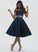 Sweetheart A-Line Off-the-Shoulder Kiley Homecoming Dresses Homecoming Satin Dress Knee-Length