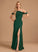 Silhouette Length SplitFront Neckline Fabric Trumpet/Mermaid Embellishment Floor-Length One-Shoulder Destiney Sleeveless Floor Length Bridesmaid Dresses