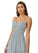 Aimee Floor Length A-Line/Princess Natural Waist Sleeveless Bridesmaid Dresses