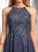 Dress Lace Lace Knee-Length Scoop Itzel Neck With Homecoming A-Line Homecoming Dresses Chiffon Appliques
