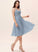Length A-Line Lace V-neck Straps Knee-Length Fabric Silhouette Neckline Nancy A-Line/Princess Sleeveless Bridesmaid Dresses