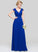 V-neck Silhouette Floor-Length Embellishment Ruffle Length A-Line Neckline Fabric Meredith Floor Length Natural Waist Bridesmaid Dresses