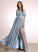 A-Line Length Fabric Straps Silhouette HighNeck Floor-Length Neckline Nevaeh A-Line/Princess Floor Length Natural Waist Bridesmaid Dresses
