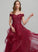 Thelma Prom Dresses Ball-Gown/Princess Floor-Length With Tulle Sequins Off-the-Shoulder
