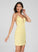 Short/Mini Homecoming Dresses Dress Lace Sheath/Column Homecoming V-neck Kaylen
