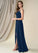 Maliyah Spaghetti Staps Natural Waist Floor Length A-Line/Princess Sleeveless Bridesmaid Dresses
