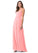 Kasey Sleeveless Floor Length V-Neck A-Line/Princess Natural Waist Bridesmaid Dresses