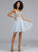 Beading Sequins With Tulle Dress A-Line Short/Mini Homecoming Dresses Homecoming Allisson V-neck