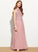 Lace Junior Bridesmaid Dresses Floor-Length A-Line Scoop Neck Chiffon Stacy
