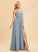 Fabric Length Floor-Length SplitFront Silhouette Embellishment Neckline A-Line V-neck Estrella A-Line/Princess Knee Length Bridesmaid Dresses