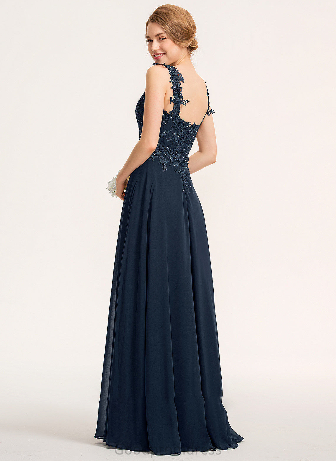 A-Line Floor-Length Neckline Fabric Embellishment Beading SplitFront Length Silhouette Sweetheart Karly Floor Length Bridesmaid Dresses