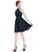 Beading Neck Jode Sequins Homecoming Dresses Chiffon A-Line With Knee-Length Scoop Homecoming Dress
