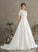 Satin Pockets Neck Scoop With Beading Wedding Dresses Ball-Gown/Princess Court Wedding Train Dress Sequins Katie
