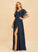 Neckline Fabric Silhouette V-neck Lace Embellishment A-Line Length Floor-Length SplitFront Kaydence Floor Length Bridesmaid Dresses