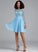 Homecoming Dresses Chiffon With Janice A-Line Short/Mini Neck Homecoming Lace Scoop Dress