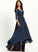 Silhouette Fabric Embellishment Length Asymmetrical V-neck Neckline Pleated A-Line Sylvia A-Line/Princess Floor Length Bridesmaid Dresses