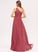 Neckline A-Line One-Shoulder Floor-Length Embellishment Length Ruffle Silhouette Fabric Saniyah Sweetheart A-Line/Princess Bridesmaid Dresses