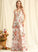 Chiffon A-line V-Neck Dresses Formal Dresses Halle