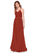 Jemima A-Line/Princess Floor Length Sleeveless Spaghetti Staps Natural Waist Bridesmaid Dresses