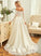 Dress Ball-Gown/Princess With Wedding Wedding Dresses Sweep Beading Sequins Alexandra Train Satin