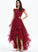 Bow(s) Tulle Wedding Dresses Off-the-Shoulder With Asymmetrical Beading Sequins Dress Maddison Ball-Gown/Princess Wedding