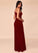 Hillary Natural Waist One Shoulder Sleeveless Floor Length A-Line/Princess Bridesmaid Dresses