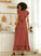 Chaya Round A-line Dresses Neck Formal Dresses