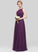 A-Line Floor-Length Embellishment Neckline Ruffle Silhouette Fabric Length One-Shoulder Ashlyn A-Line/Princess Natural Waist Bridesmaid Dresses