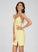 Short/Mini Homecoming Dresses Dress Lace Sheath/Column Homecoming V-neck Kaylen
