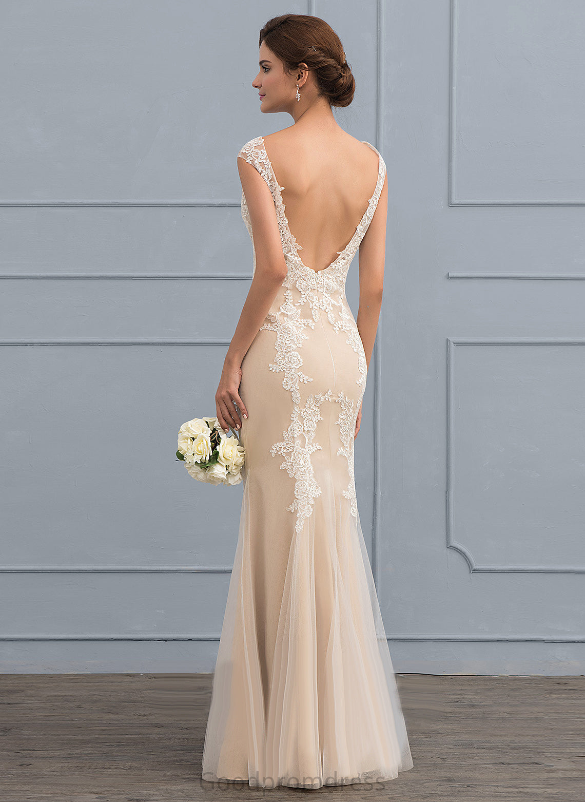 Tulle Eliza Dress Wedding Dresses Wedding Lace Floor-Length Trumpet/Mermaid