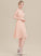 Neckline Embellishment V-neck Fabric Ruffle Length Knee-Length A-Line Silhouette Skye A-Line/Princess Short Sleeves Bridesmaid Dresses